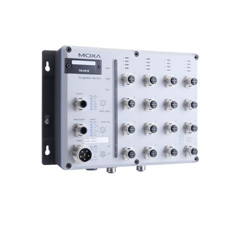 Switch Ethernet gestibile - TN-5518 series - Moxa Europe - 12 porte / con connessione wirelss / gigabit