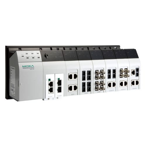Switch Ethernet gestibile - EDS-728 - Moxa Europe - 24 porte / gigabit / ProfiNet