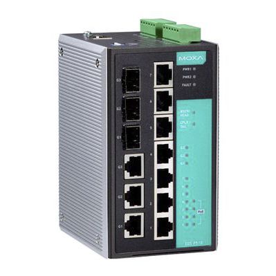 Switch Ethernet gestibile - EDS-P510 - Moxa Europe - 10 porte / PoE / ridondante