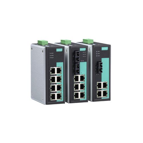 Switch Ethernet non gestibile - EDS-305/308 - Moxa Europe - 8 porte / ridondante