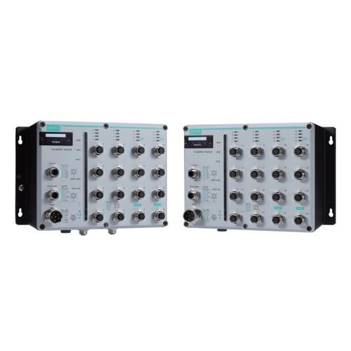 Switch Ethernet gestibile - EN 50155 16/16+2G-port - Moxa Europe - 5 porte / gigabit / di livello 3
