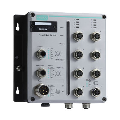 Switch Ethernet gestibile - TN-5510 series - Moxa Europe - 12 porte / gigabit / ridondante