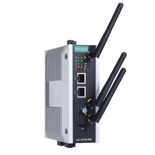 Computer embedded - UC-8100-ME-T Series - Moxa Europe - ARM Cortex-A8 / Mini PCIe / USB