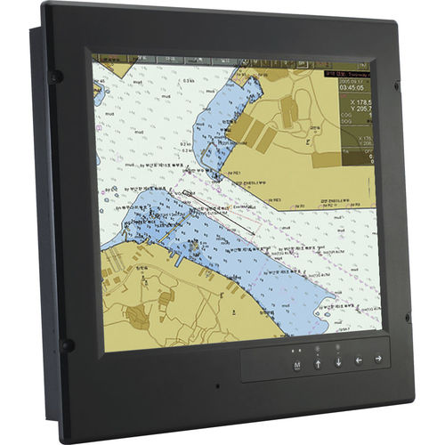 Schermo LCD - MD-119 series - Moxa Europe - industriale / marino / 15"