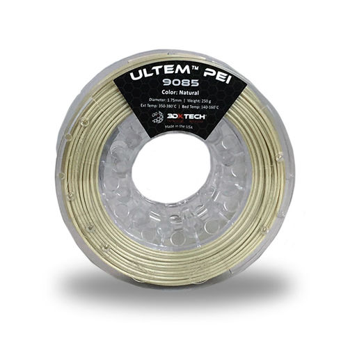 Filamento PEI per stampante 3D - Ultem™ 9085 - 3DXtech - 1,75 mm / 2,85 mm / bianco