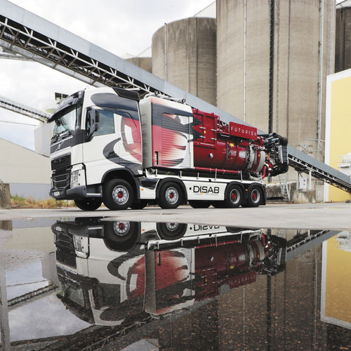 Camion di caricamento per aspirazione - DISAB Futurion™ Q - DISAB Vacuum Technology - a 4 assi / con motore diesel