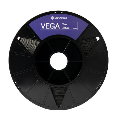Filamento PEEK per stampante 3D - Vega™ - Markforged - nero / rinforzato con fibra di carbonio / in alluminio