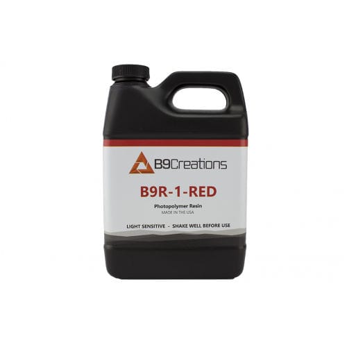 Resina per stampante 3D polimerica - B9R-1-Red - B9Creations - rossa / industriale