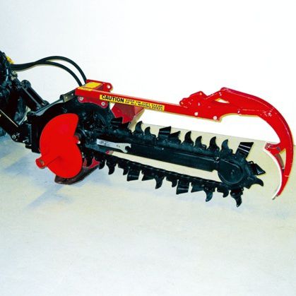 Trencher a catena - 870260 - Norcar-BSB Ab Oy - montato su trattore / per minipala caricatrice