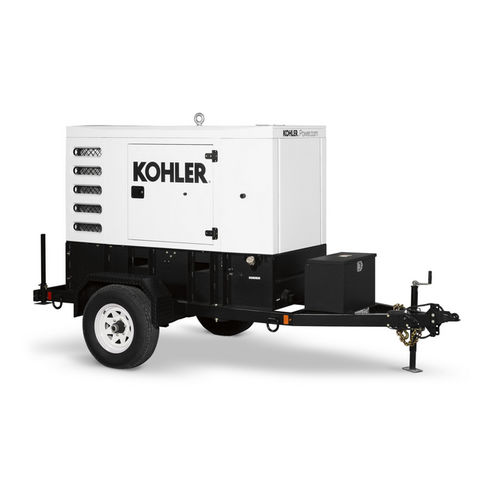 Gruppo elettrogeno diesel - 55REOZT4 - KOHLER POWER SYSTEMS - monofase / rimorchiabile / 60 Hz