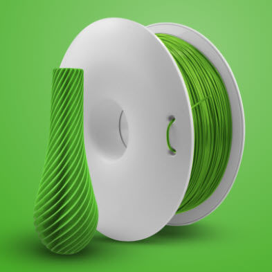 Filamento PLA per stampante 3D - Fiberlogy - 1,75 mm / 2,85 mm / verde