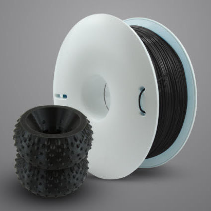 Filamento PLA per stampante 3D - FIBERFLEX 40D - Fiberlogy - 1,75 mm / 2,85 mm / nero