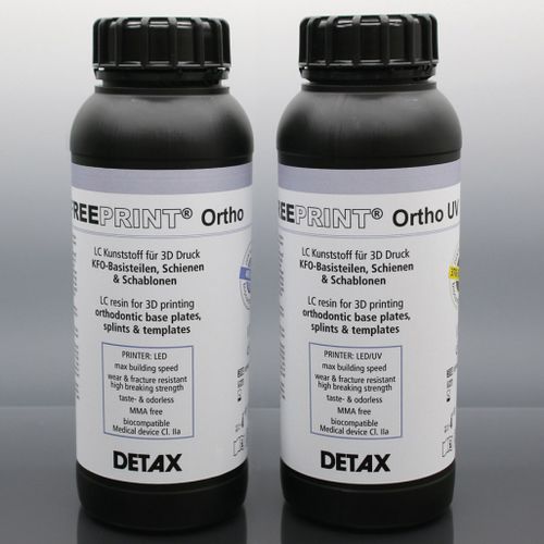 Resina per stampante 3D polimerica - Freeprint® ortho series - DETAX - odontoiatrica / medica