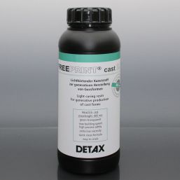 Resina per stampante 3D in silicone - Freeprint® cast 2.0 - DETAX - blu / per audioprotesi