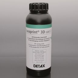 Resina per stampante 3D in silicone - Luxaprint® 3D cast 2.0 - DETAX - verde / per audioprotesi