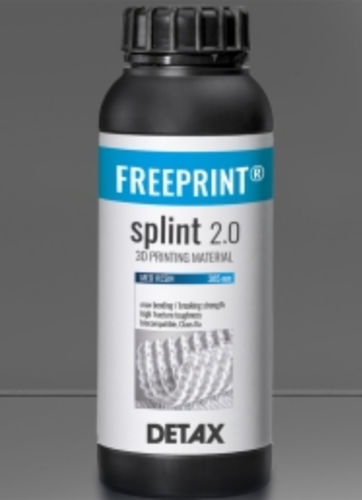 Resina per stampante 3D odontoiatrica - FREEPRINT® splint 2.0 385 - DETAX - medica