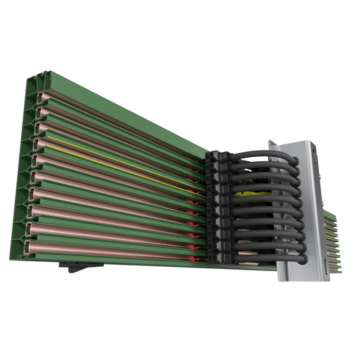 Rotaia conduttrice compatta - VKS10 - VAHLE - in PVC / in rame / isolata