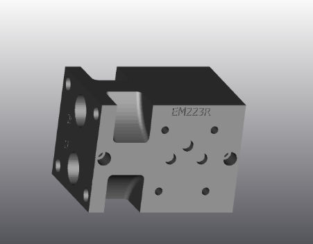 Blocco forato idraulico multicanale - EM223R - EUROFLUID HYDRAULIC SRL - in ghisa / Cetop 3