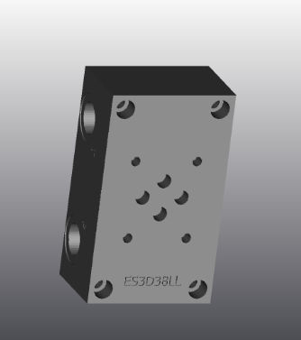 Blocco forato idraulico a 4 vie - ES3D38LL - EUROFLUID HYDRAULIC SRL - in ghisa / Cetop 3