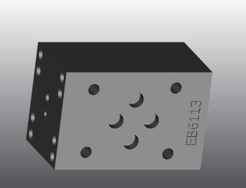 Blocco idraulico a 4 vie - EB6113 - EUROFLUID HYDRAULIC SRL - in ghisa / Cetop 3