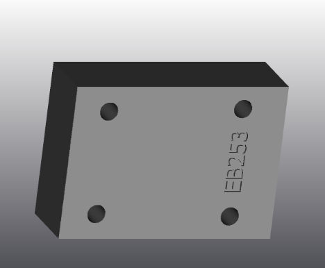 Piastra d'appoggio modulare - EB253 - EUROFLUID HYDRAULIC SRL - in ghisa / rettangolare / Cetop 3