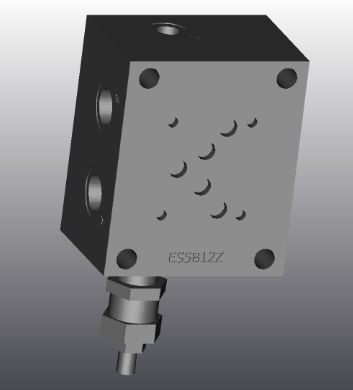 Manifold a 4 vie - ES5B12Z - EUROFLUID HYDRAULIC SRL - in ghisa / Cetop 5