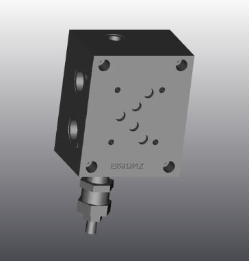 Manifold a 4 vie - ES5B12PLZ - EUROFLUID HYDRAULIC SRL - per ghisa / Cetop 5