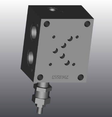 Manifold a 4 vie - ES5B34Z - EUROFLUID HYDRAULIC SRL - in ghisa / Cetop 5