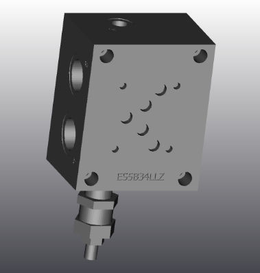 Manifold a 4 vie - ES5B34LLZ - EUROFLUID HYDRAULIC SRL - in ghisa / Cetop 5
