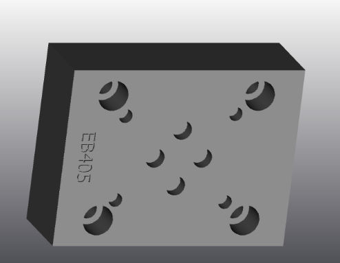 Piastra d'appoggio in ghisa - EB405 - EUROFLUID HYDRAULIC SRL - Cetop 3 / Cetop 5 / idraulica