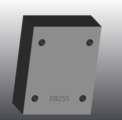 Piastra d'appoggio in ghisa - EB255 - EUROFLUID HYDRAULIC SRL - rettangolare / Cetop 5 / idraulica