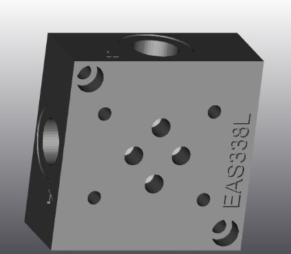 Piastra d'appoggio in alluminio - EAS338L - EUROFLUID HYDRAULIC SRL - rettangolare / Cetop 3 / idraulica