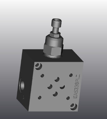 Manifold a 4 vie - EAS338PLZ - EUROFLUID HYDRAULIC SRL - in alluminio / per elettovalvola / Cetop 3