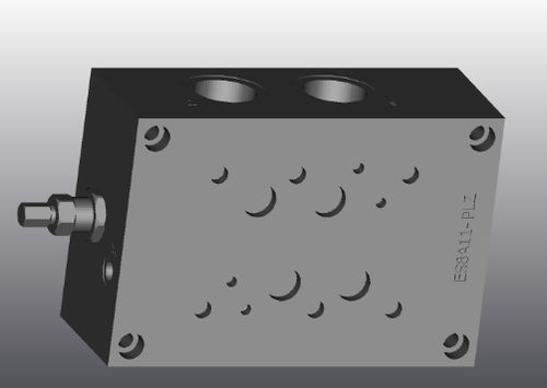 Blocco idraulico a 4 vie - ES8A114PLZ - EUROFLUID HYDRAULIC SRL - in ghisa / Cetop 8