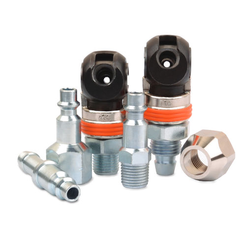 Raccordo pneumatico - 460.08-E series - RTC Couplings GmbH - rapido / in nitrile / in acciaio