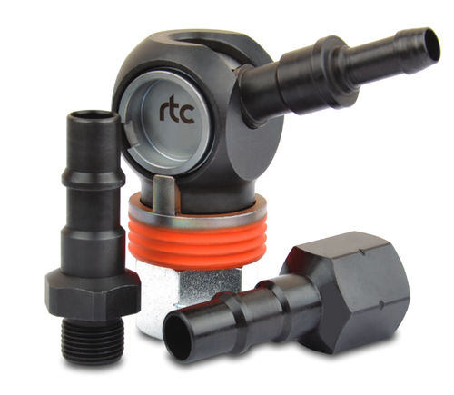 Raccordo pneumatico - 461.11-G series - RTC Couplings GmbH - rapido / in nitrile / in acciaio