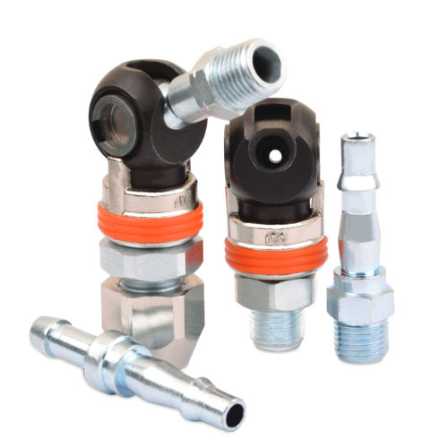 Raccordo pneumatico - 466-P series - RTC Couplings GmbH - rapido / in nitrile / in acciaio