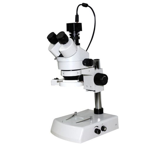 Stereomicroscopio trinoculare - JSZ7 - Jinan Hensgrand Instrument Co.,Ltd - acromatico / a grande distanza di lavoro