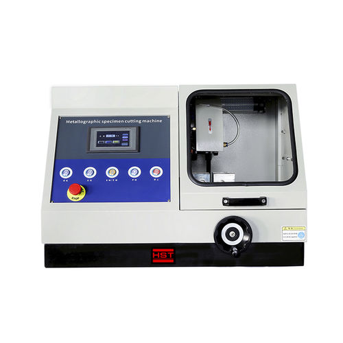 Macchina da taglio a lama rotativa - Q-100B - Jinan Hensgrand Instrument Co.,Ltd - per metallo / di campioni / per metallografia