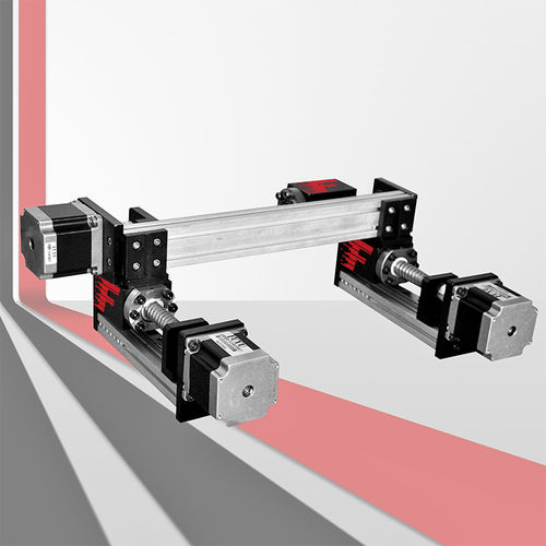 Asse lineare per profilati - FSK40 - FUYU Technology - con vite a sfere / a doppio tubo / elettrico