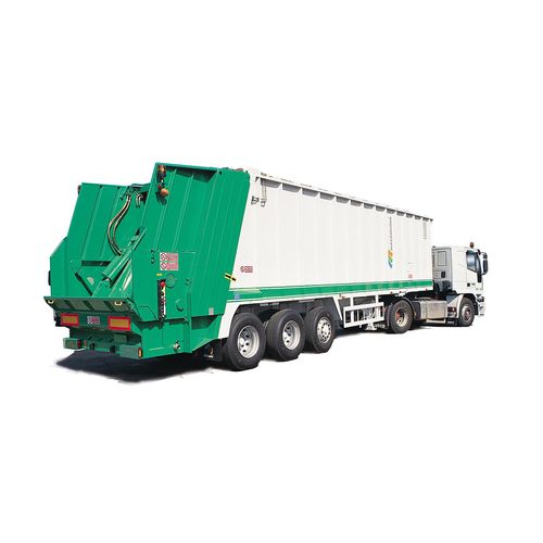 Semirimorchio per rifiuti - SMR-MAC - Fratelli Mazzocchia S.p.A - a 4 assi / trainato / per carichi eccezionali