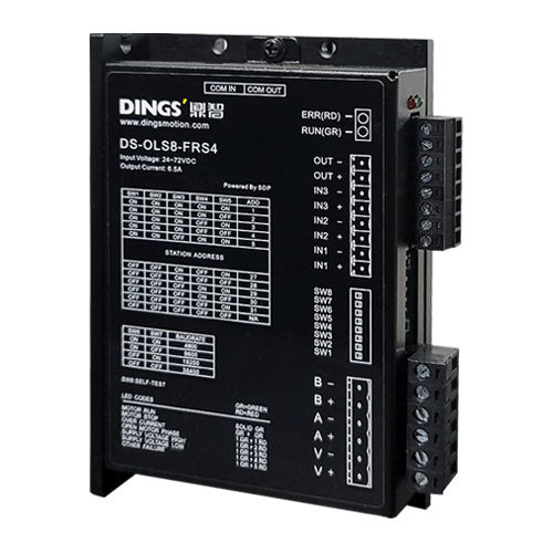 Controllore motore micropasso - DS-OLS8-FRS4 - Jiangsu DINGS' Intelligent Control Technology - DC / ad anello aperto / con interfaccia RS-485