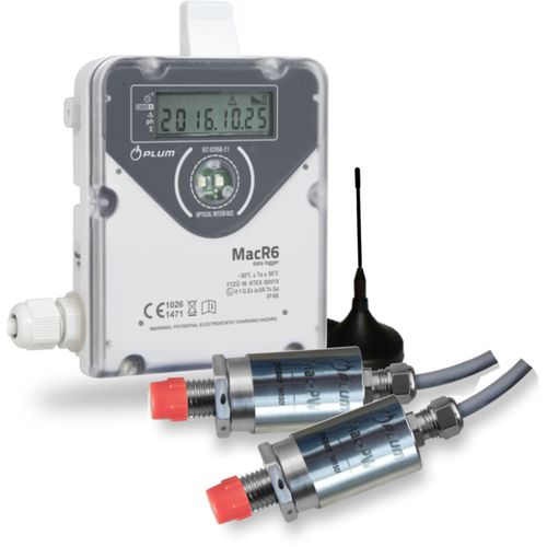 Manometro digitale - MacR6-P - PLUM Sp z.o.o - a membrana / a sicurezza intrinseca / per gas