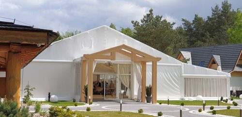 Tendone per organizzazione di evento - pol-plan
