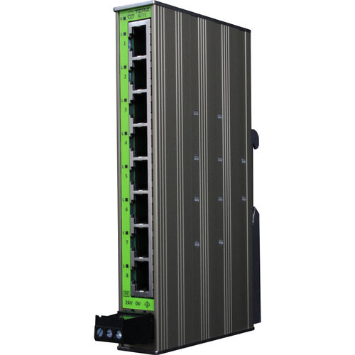 Switch Ethernet non gestibile - NITE-RS Series - TERZ Industrial Electronics GmbH - 8 porte / su guida DIN / RJ45