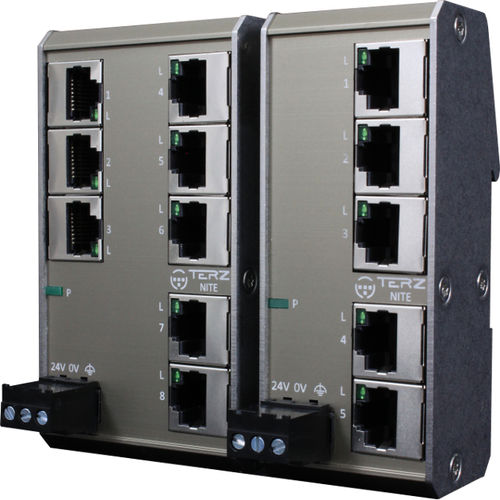 Switch Ethernet non gestibile - NITE-RF series - TERZ Industrial Electronics GmbH - 8 porte / 8 porte / ProfiNet