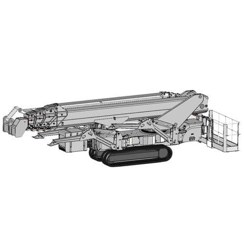 Piattaforma a ragno cingolata - Ragno TTZJ 58 - Palazzani industrie S.p.A. - elettrica / diesel / per interno