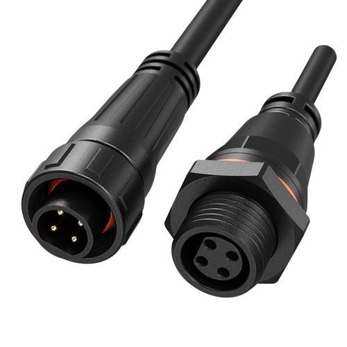 Connettore di alimentazione elettrica - Shenzhen Jnicon Technology Co., Ltd. - cavo a cavo / circolare / bloccabile mediante vite