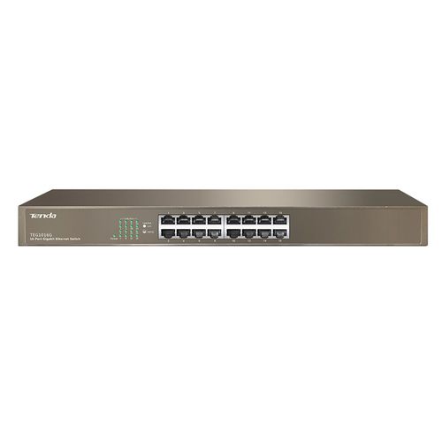 Switch Ethernet non gestibile - TEG1016G     - Shenzhen Tenda Technology Co.,Ltd. - 5 porte / Ethernet gigabit / per rack