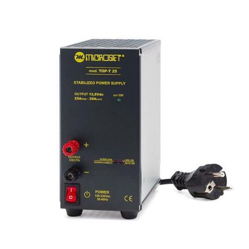 Alimentatore elettrico da tavolo - TOP-T 25 - Microset - AC/DC / stabilizzato / a corrente costante